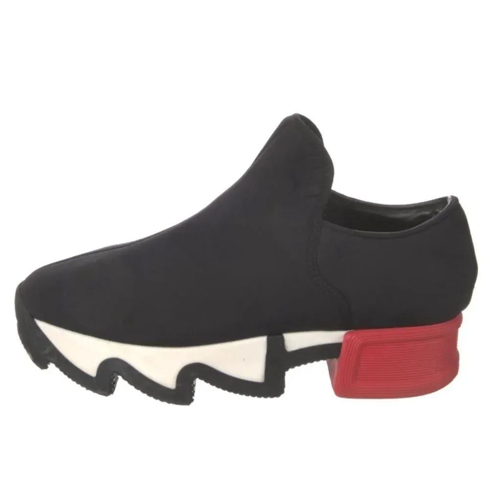 * IRI black, white and red sneakers